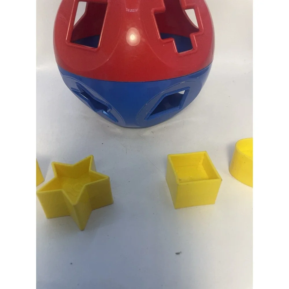Vintage Tupperware Shape-O Toy Ball Shape Sorter InCOMPLETE 4 Piece Only 6